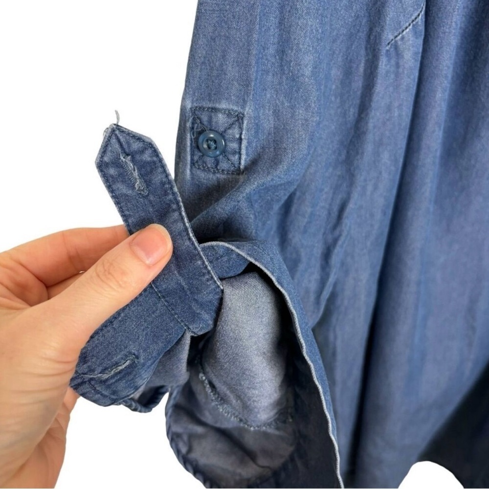 Blue Button-Up Shirt - Picture 6 of 12